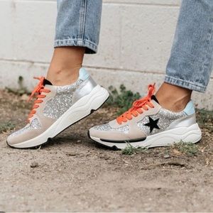 Quincy Glitter sneakers size 9